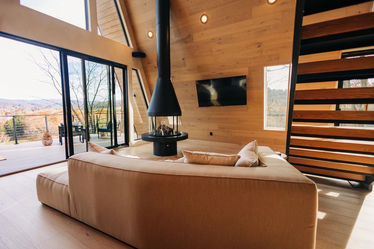 Diamond View A-Frame Cabin Rental - interior 2