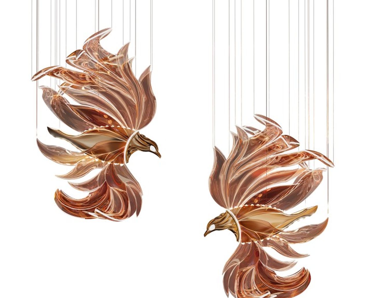 A' Design Award winners - Eternal Flame Pendant Light by Hasti Haj Khan Mirza Saraf