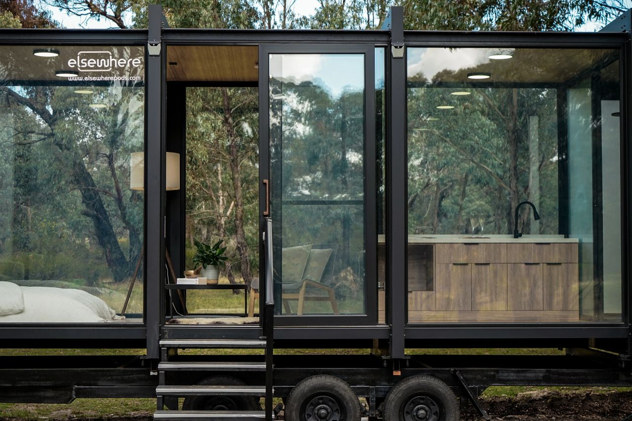 Exterior of Beaufort Bushland Tiny House