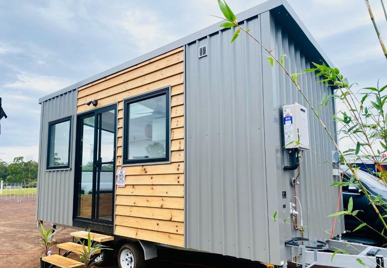 Exterior of Sunrise Tiny House