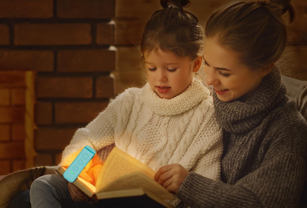 Glocusent USB Rechargeable Book Light for Reading in Bed