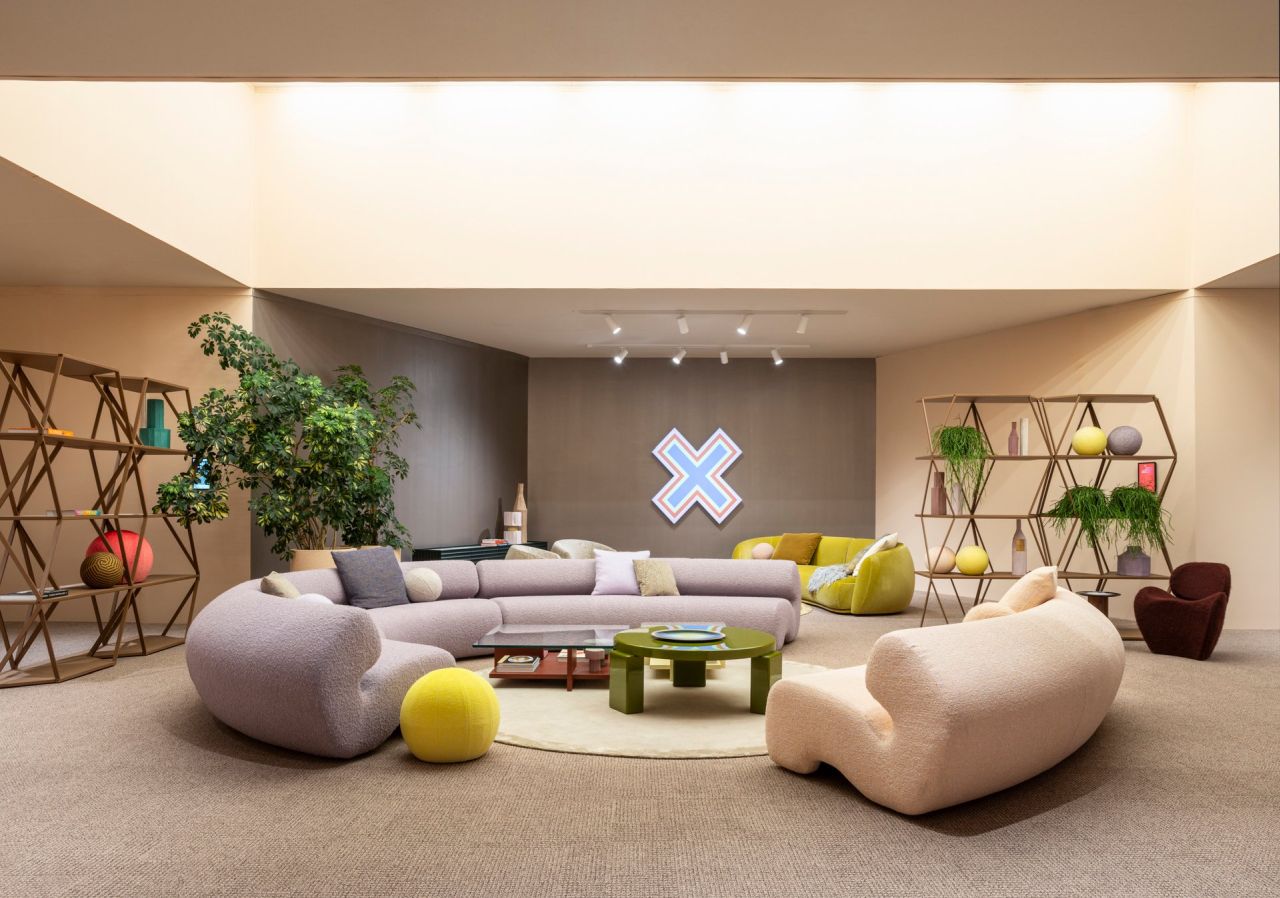 Gruuve Sofa by Patricia Urquiola for Moroso at ICFF 2025