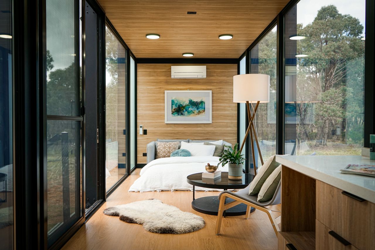 Interior of Beaufort Bushland Tiny House