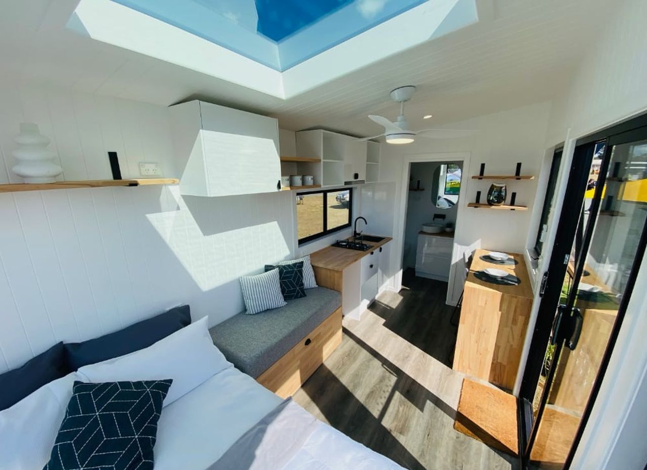 Interior of Sunrise Tiny House