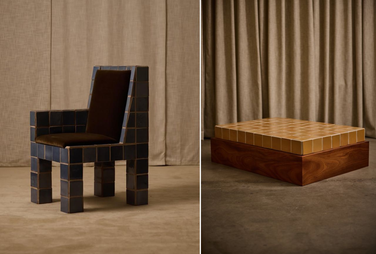 Jura Tiled Furniture by Zack Nestel-Patt of Ah Um Design Studio at ICFF 2025