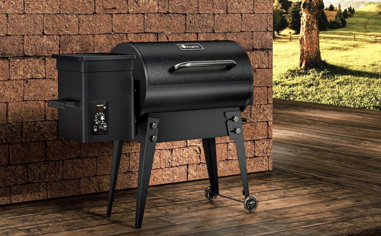 KingChii Portable Electric Wood Pellet Grill & Smoker