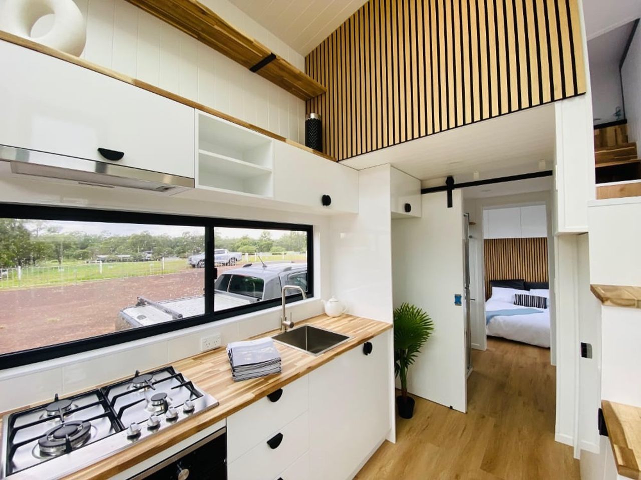 Kitchen of Quantum SE Tiny House