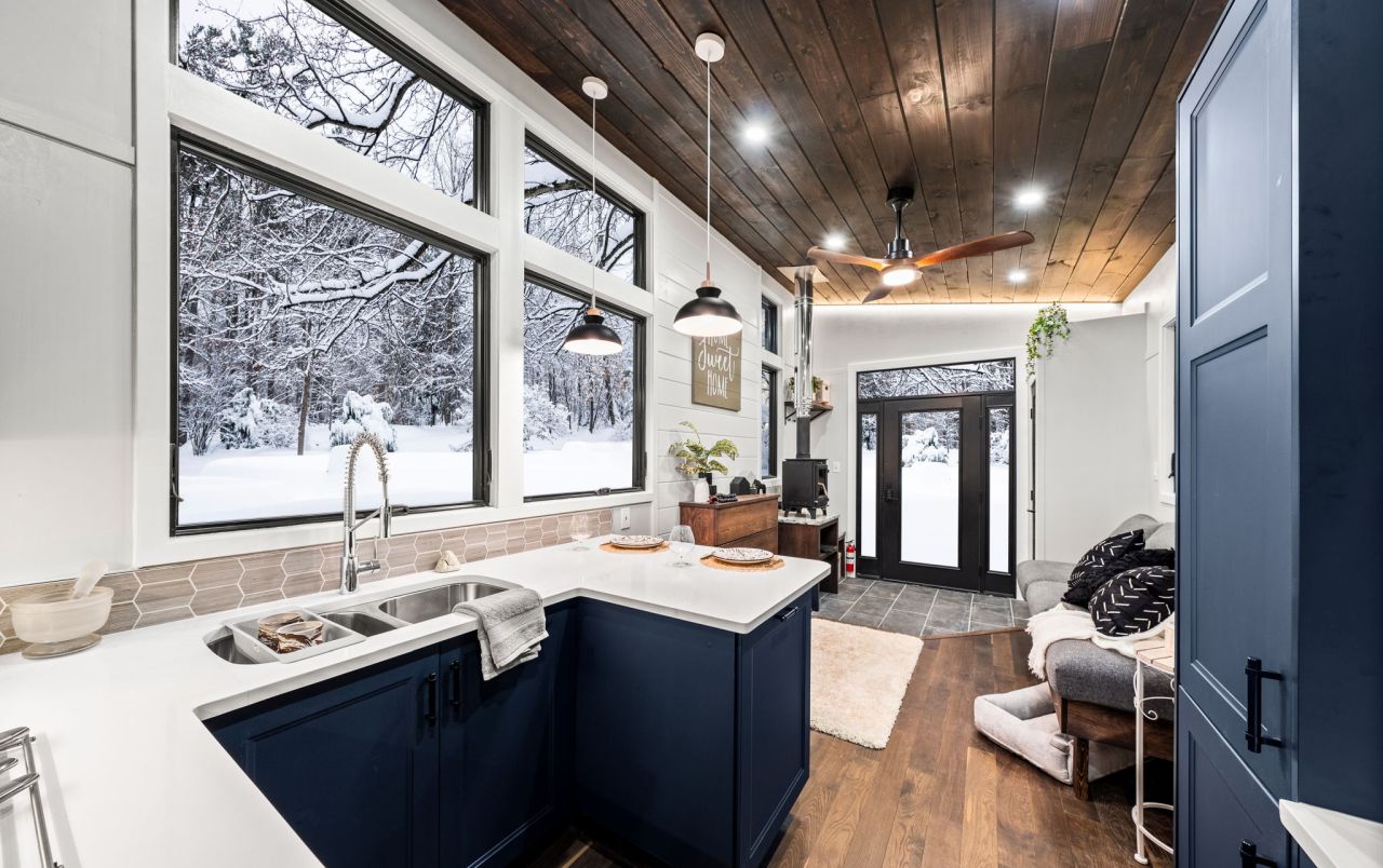 Kitchen of Retirement Retreat Tiny House
