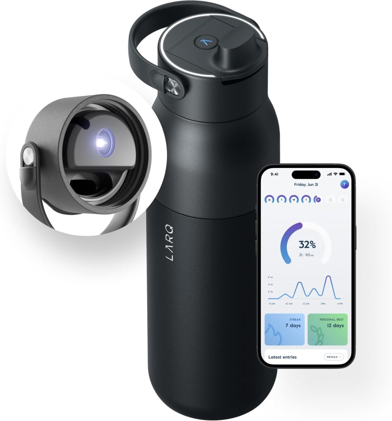 LARQ Bottle PureVis 2 - UV Water Purifier