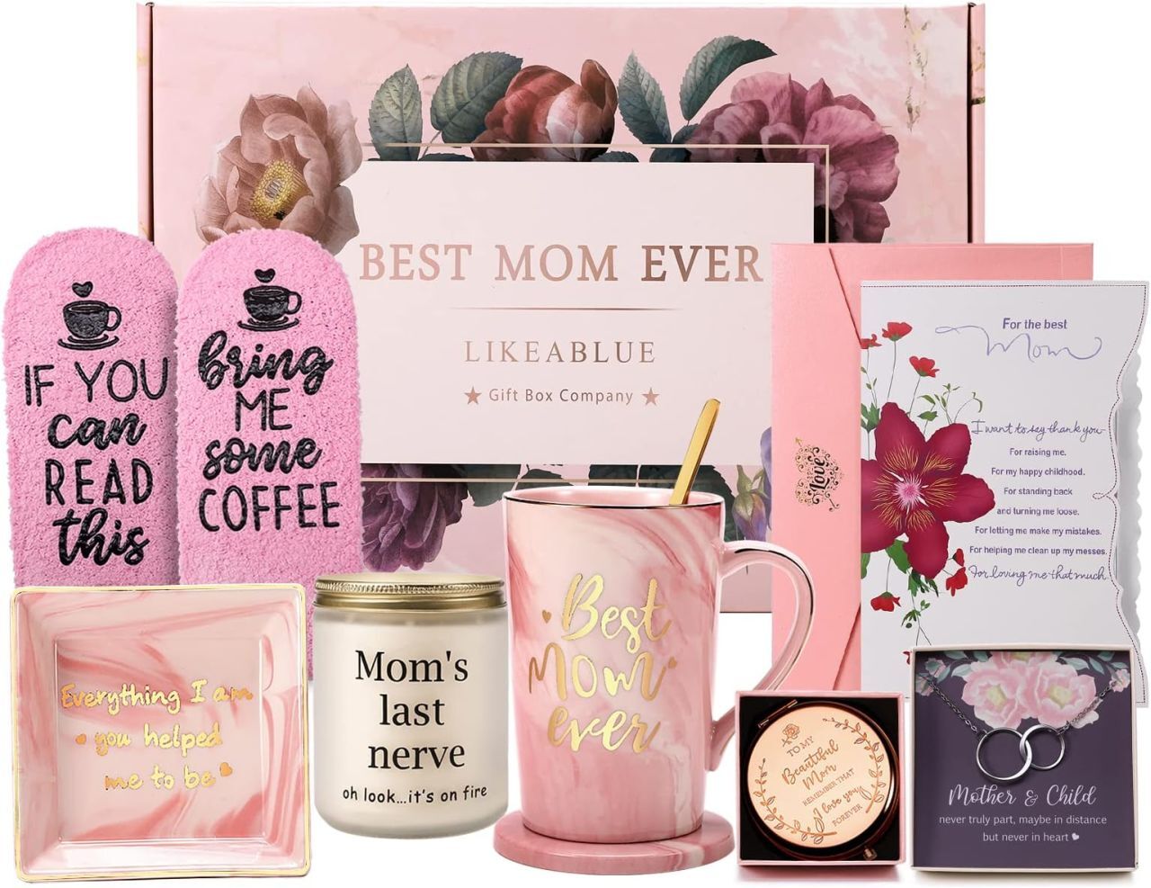 LIKEABLUE Mother’s Day Gifts Basket