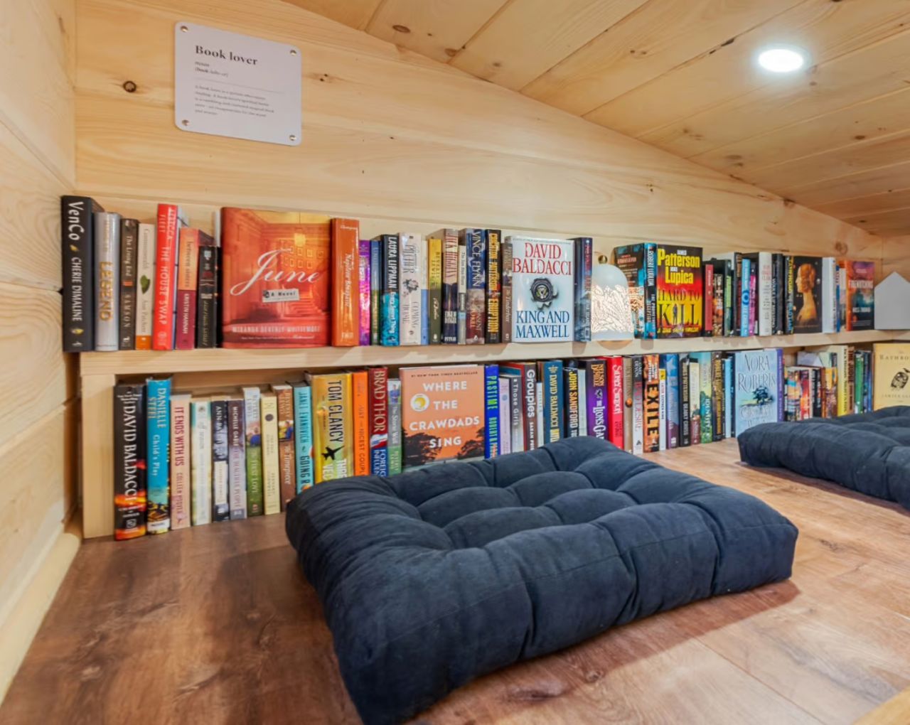 Library tiny house on wheels by BTH