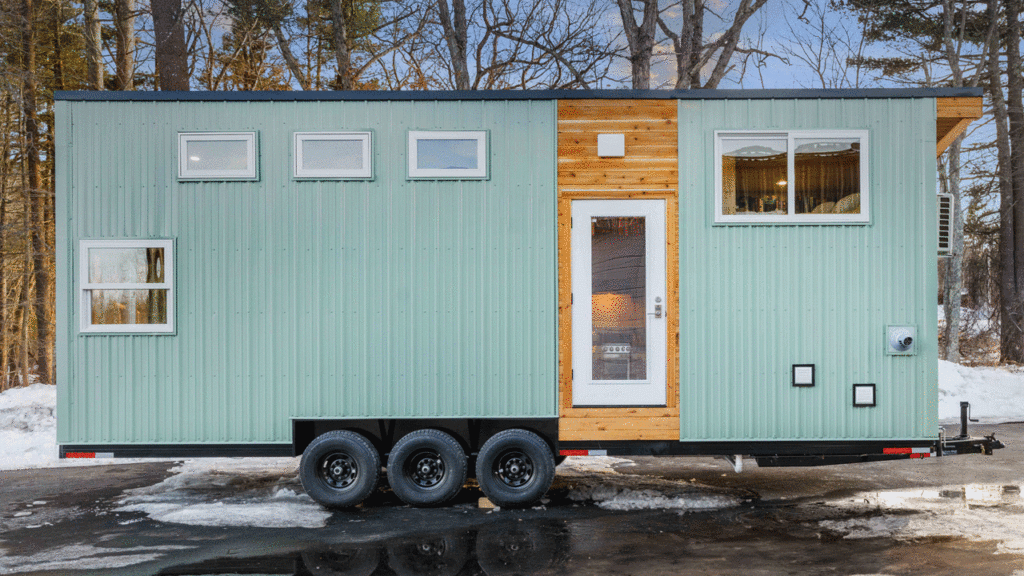 Library tiny house on wheels by BTH