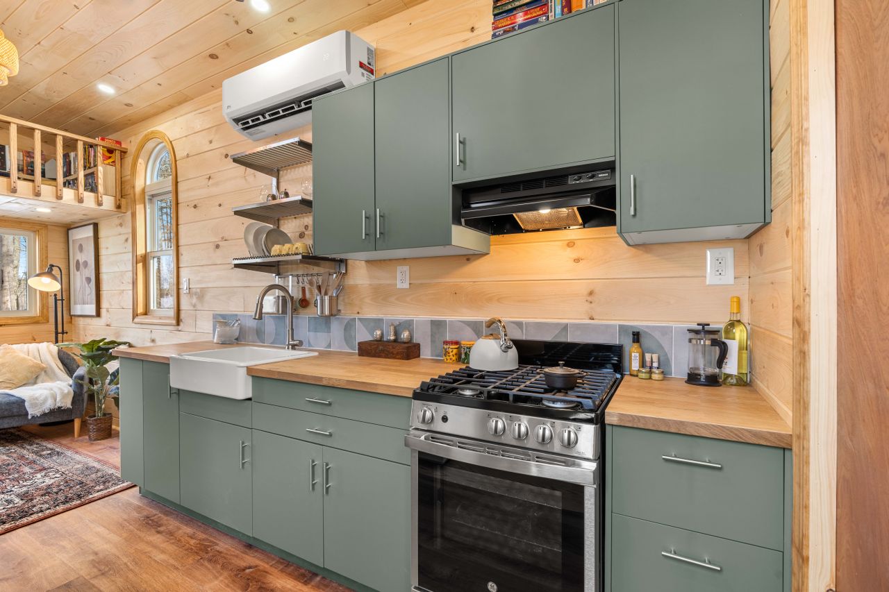 Library tiny house on wheels by BTH