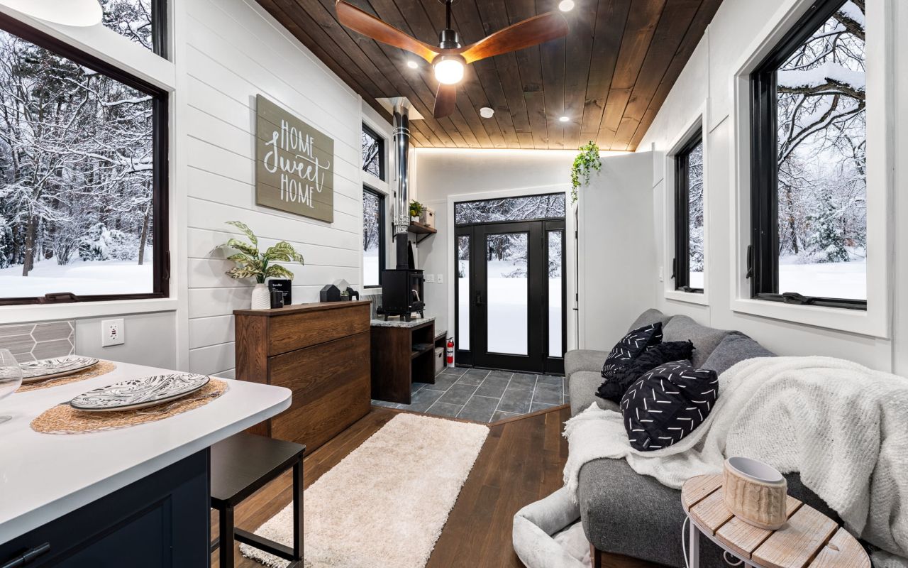 Living Room of Retirement Retreat Tiny House