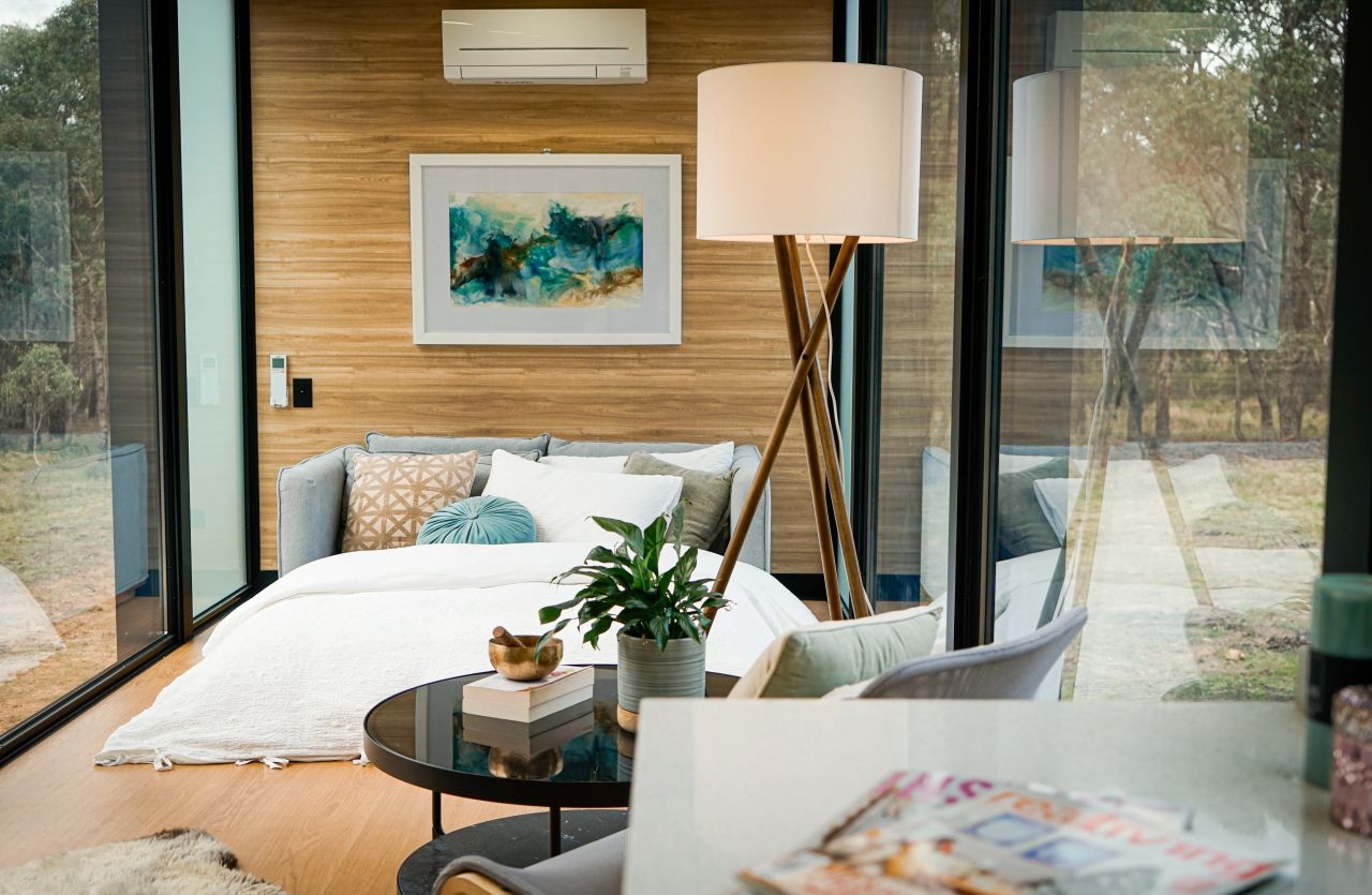 Living Space of Beaufort Bushland Tiny House