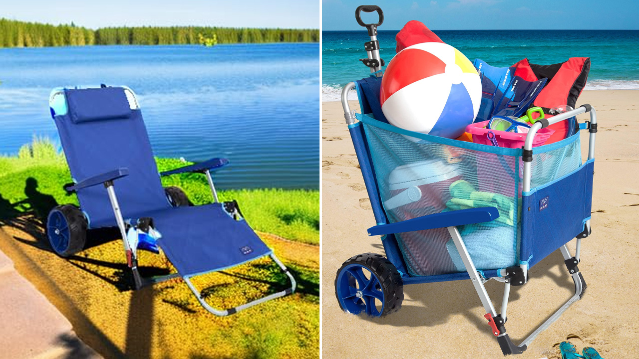 Mac Sports Beach Day Foldable Chaise Lounge