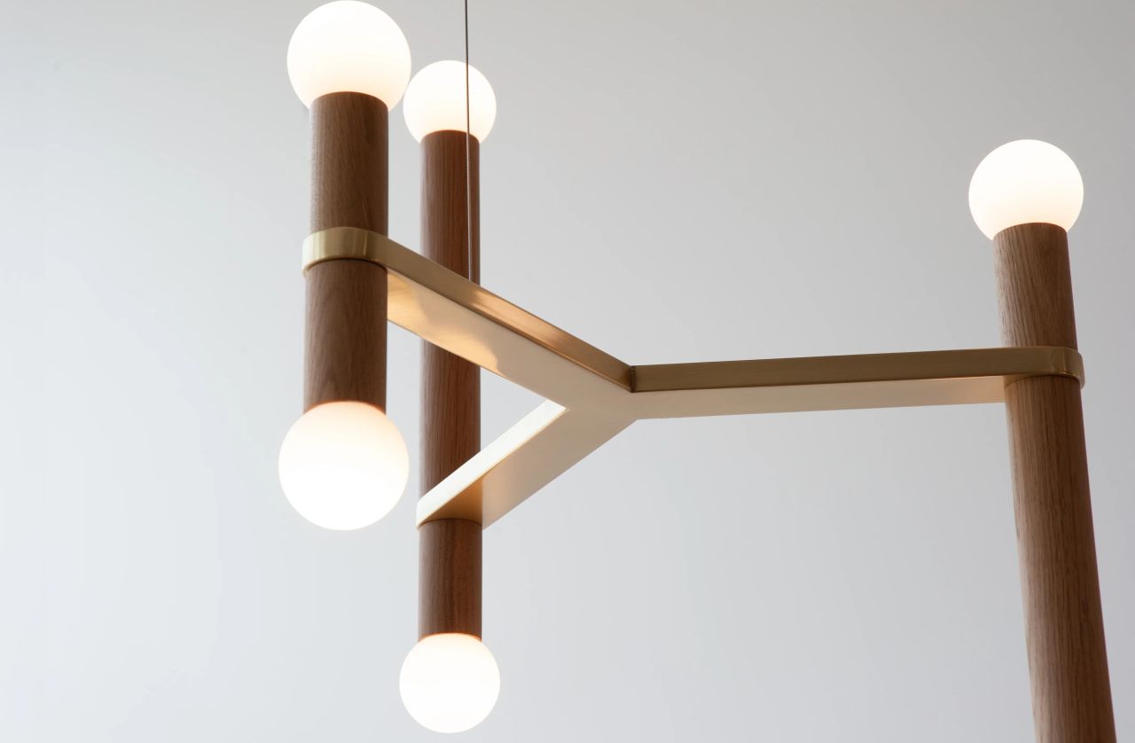 Molecule Chandelier