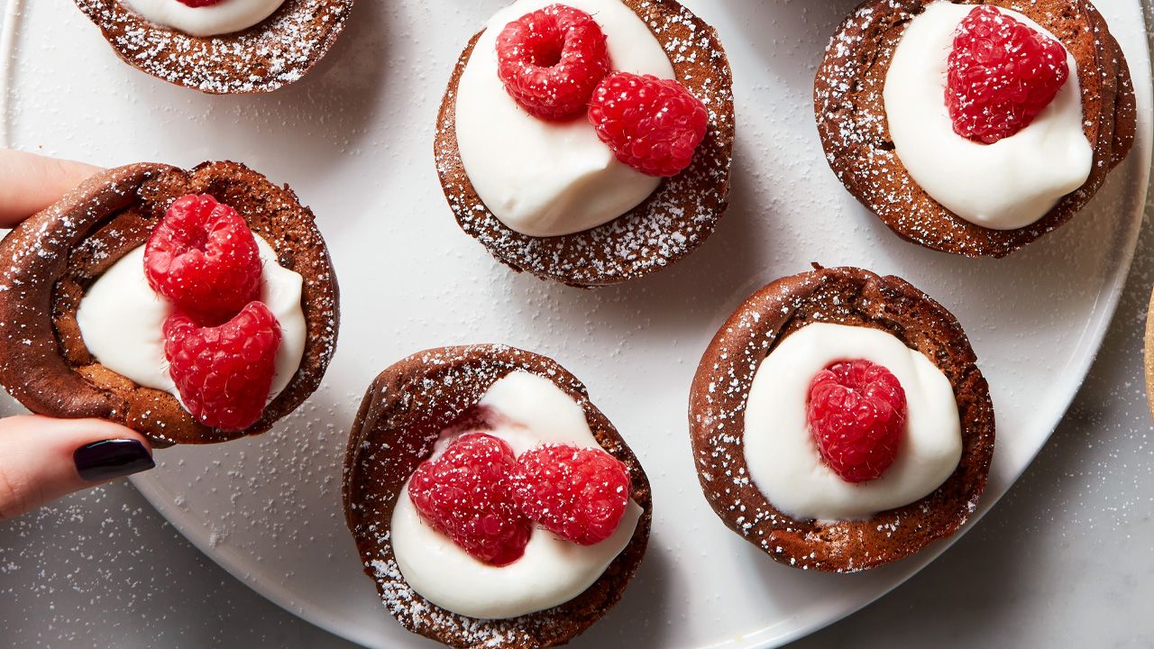 Mother’s Day Breakfast Recipes - Mini Chocolate Dutch Baby Pancakes