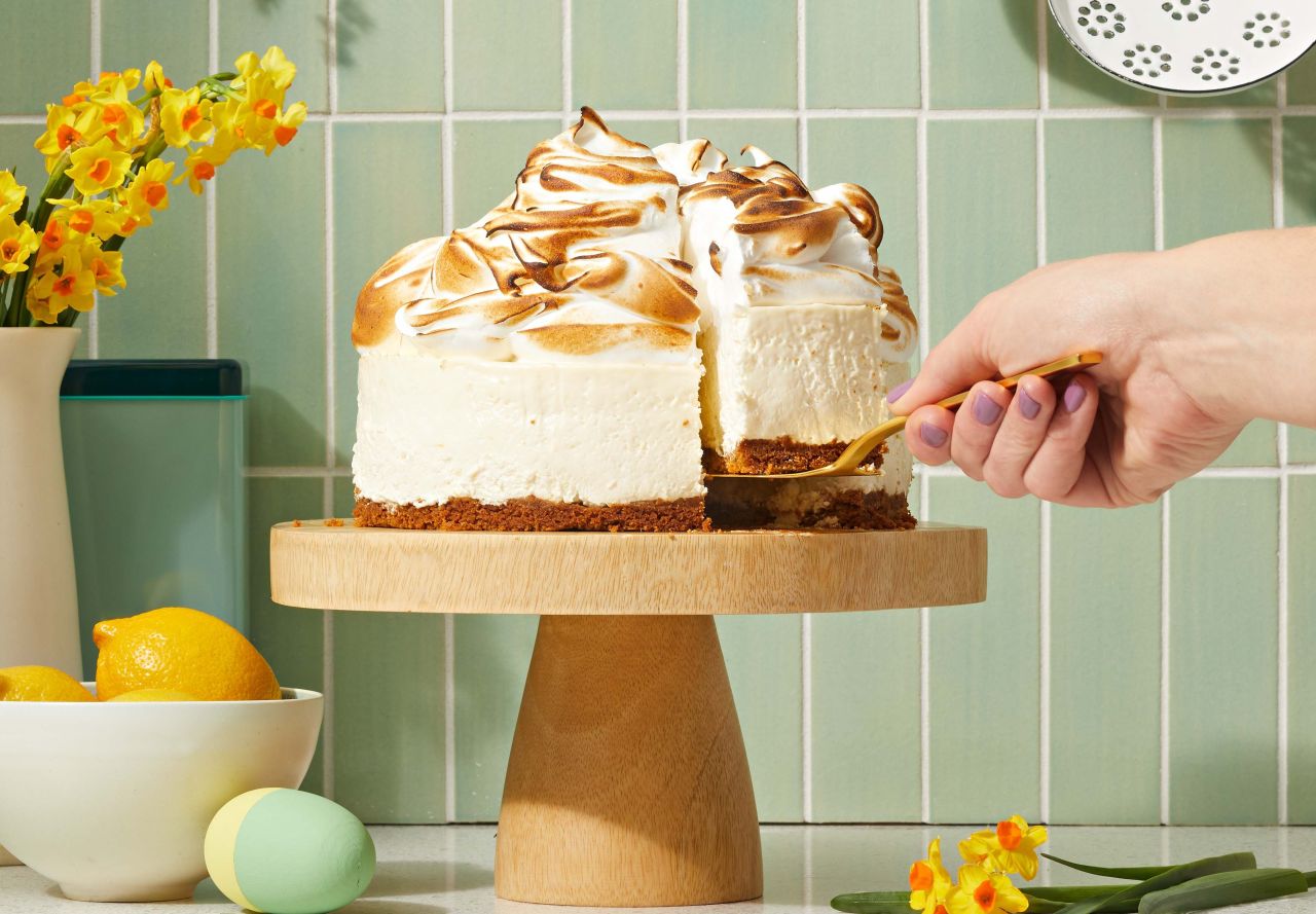 Mother's Day Dessert Ideas - Lemon Meringue Cheesecake