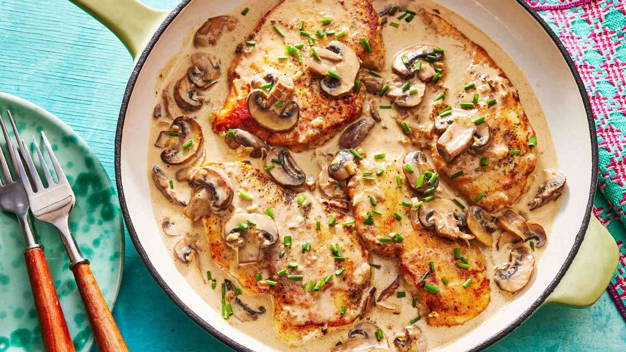 Mother's Day Dinner Mains - Creamy Mushroom Chicken