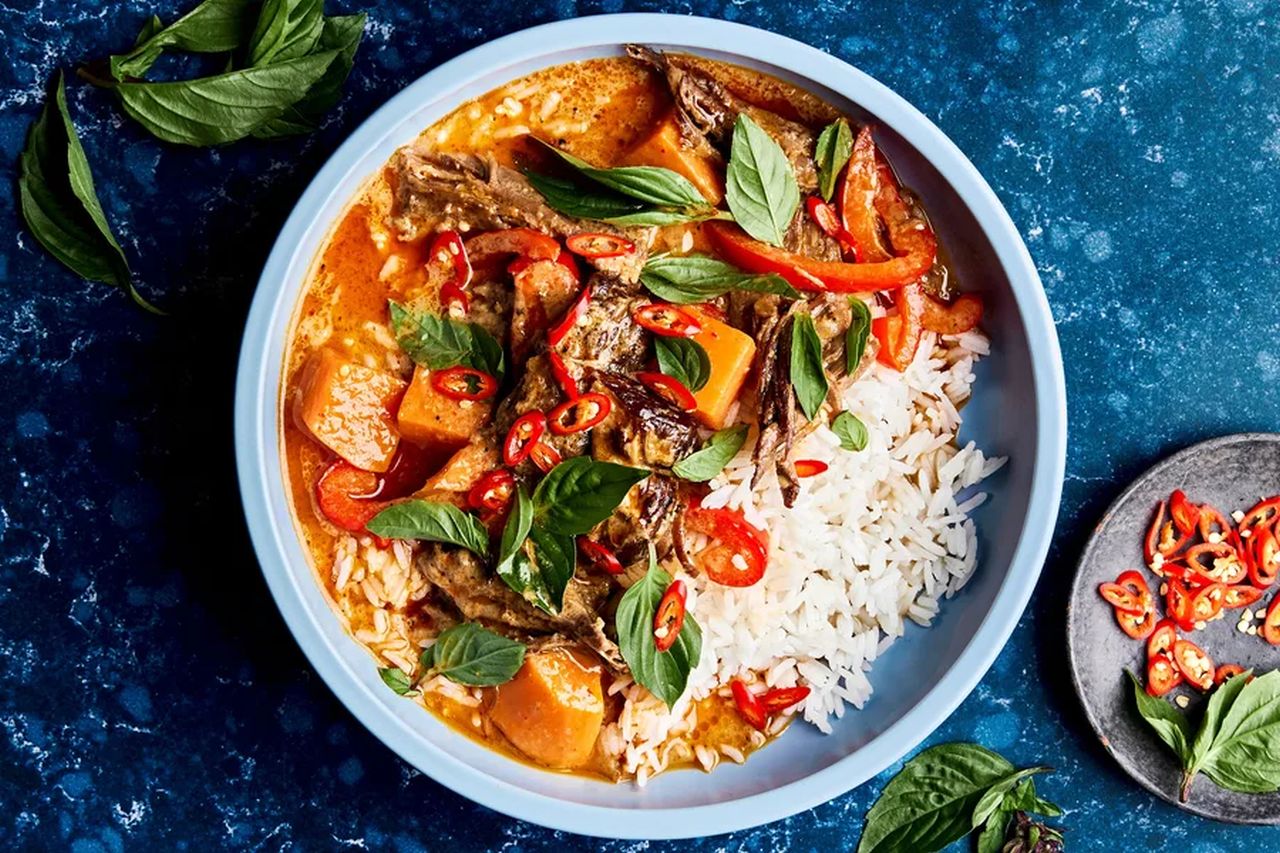 Mother’s Day Dinner Mains - Red Curry Beef