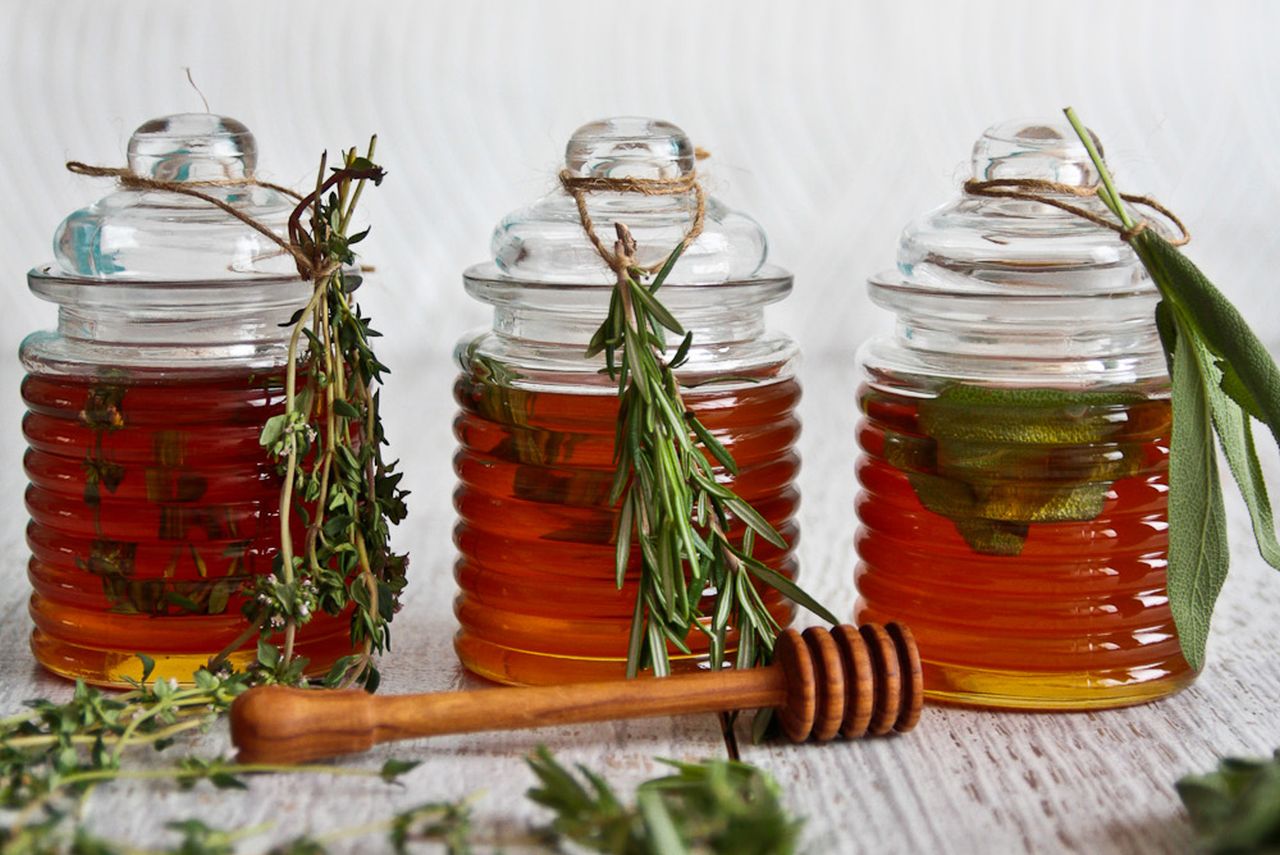 Mother’s Day Food Gifts - Homemade Herb-Infused Honey