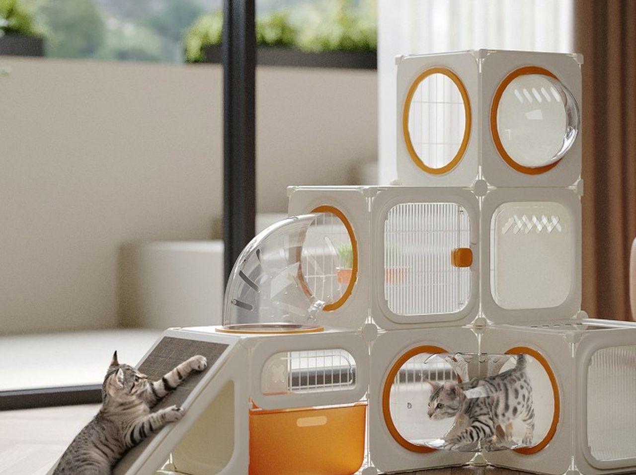 A' Design Award winners - N Plus Magic House Cattery by Taizhou Hake Technology Co., Ltd