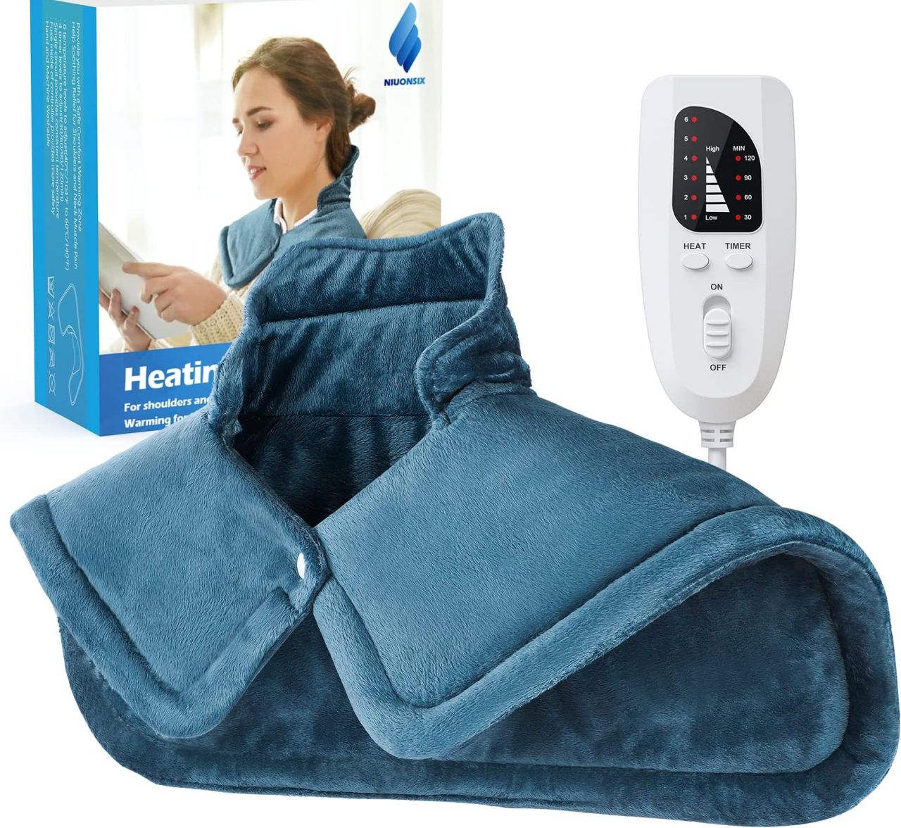 NIUONSIX Heating Pad for Neck and Shoulders