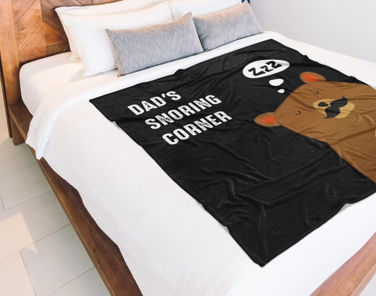 Niyewsor Dad's Snoring Corner Blanket