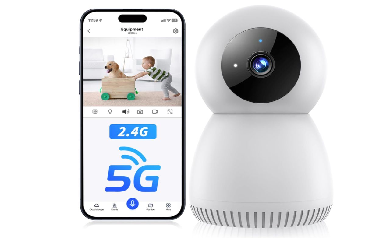 NoahTec 1080P Indoor Pet Camera with AI Motion Tracking