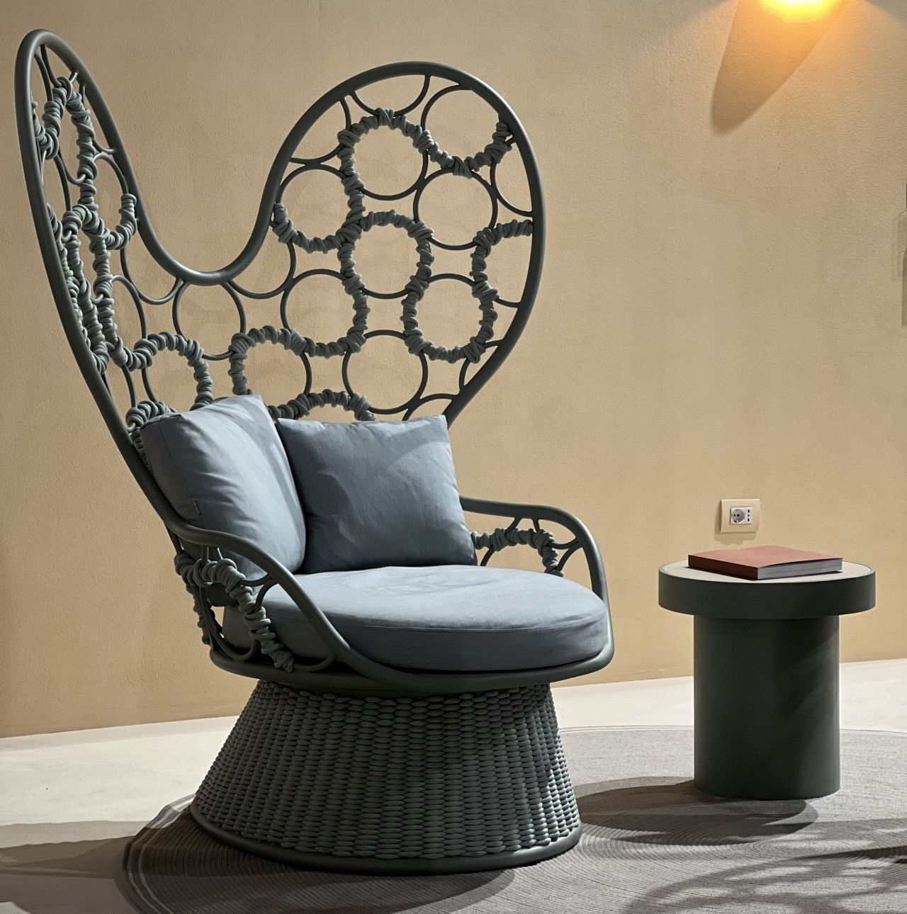 Opus Armchair Features a High-Back That Looks Like Butterfly Wings