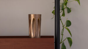 Patryk Koca Designs Bronze Lamp That Doesn’t Look Like a Lamp Until Switched On