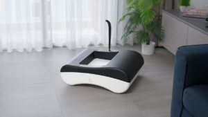 PetyPot Litter-Free Cat Toilet With Roller Pad-Based System That Auto Packs