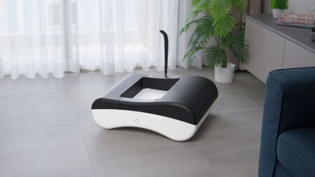 PetyPot Litter-Free Cat Toilet With Roller Pad-Based System That Auto Packs