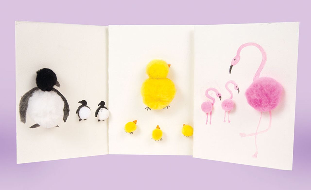 Pom Animal Mother’s Day Cards