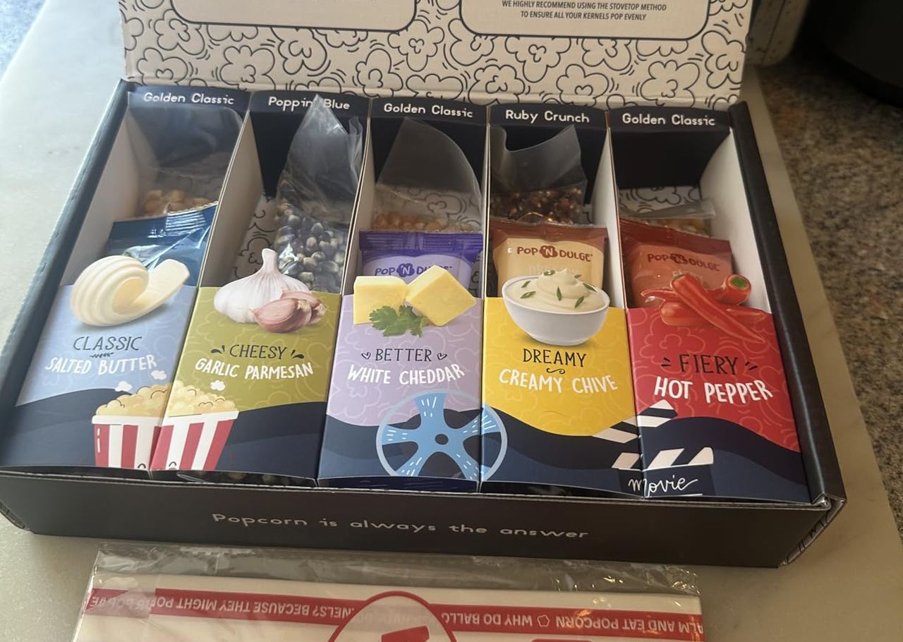 Pop n' Dulge Popcorn Movie Night Supplies