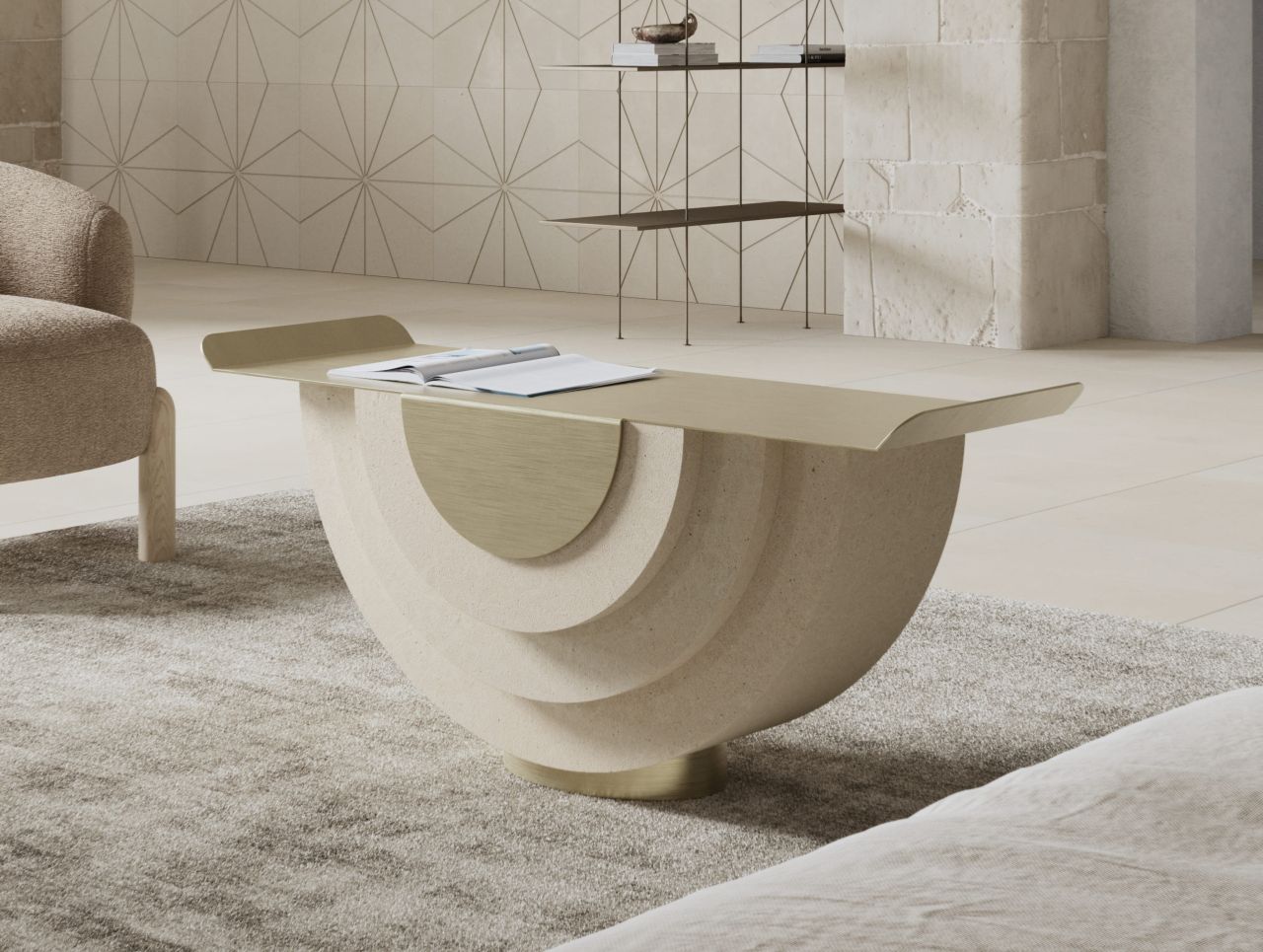 Romano Coffee Table by Pimar - best furniture designs of ICFF 2025