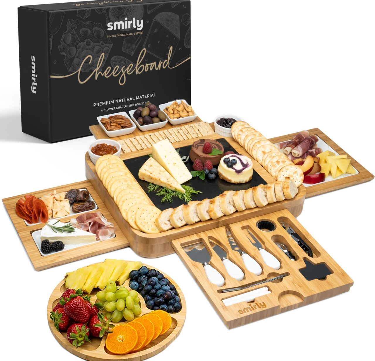 SMIRLY Charcuterie Boards Set