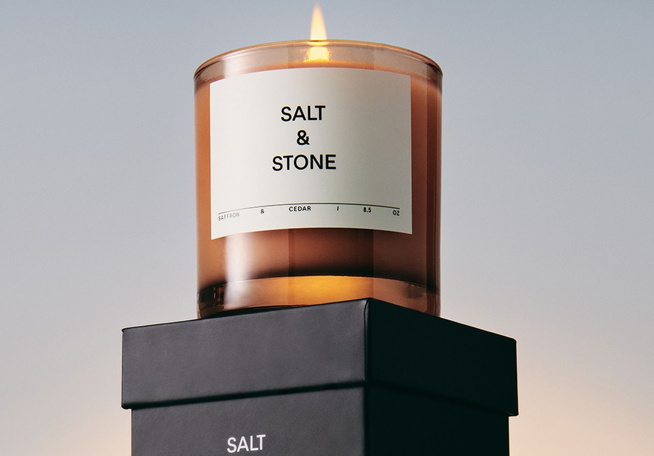 Salt & Stone Scented Candle