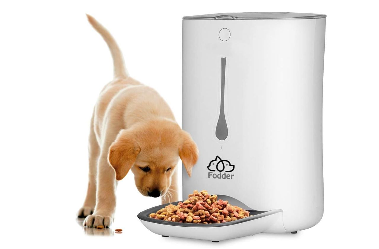 SereneLife Automatic Pet Feeder with Voice Recorder