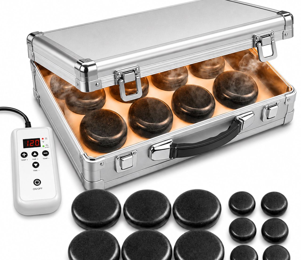 SereneLife Hot Stone Massage Kit