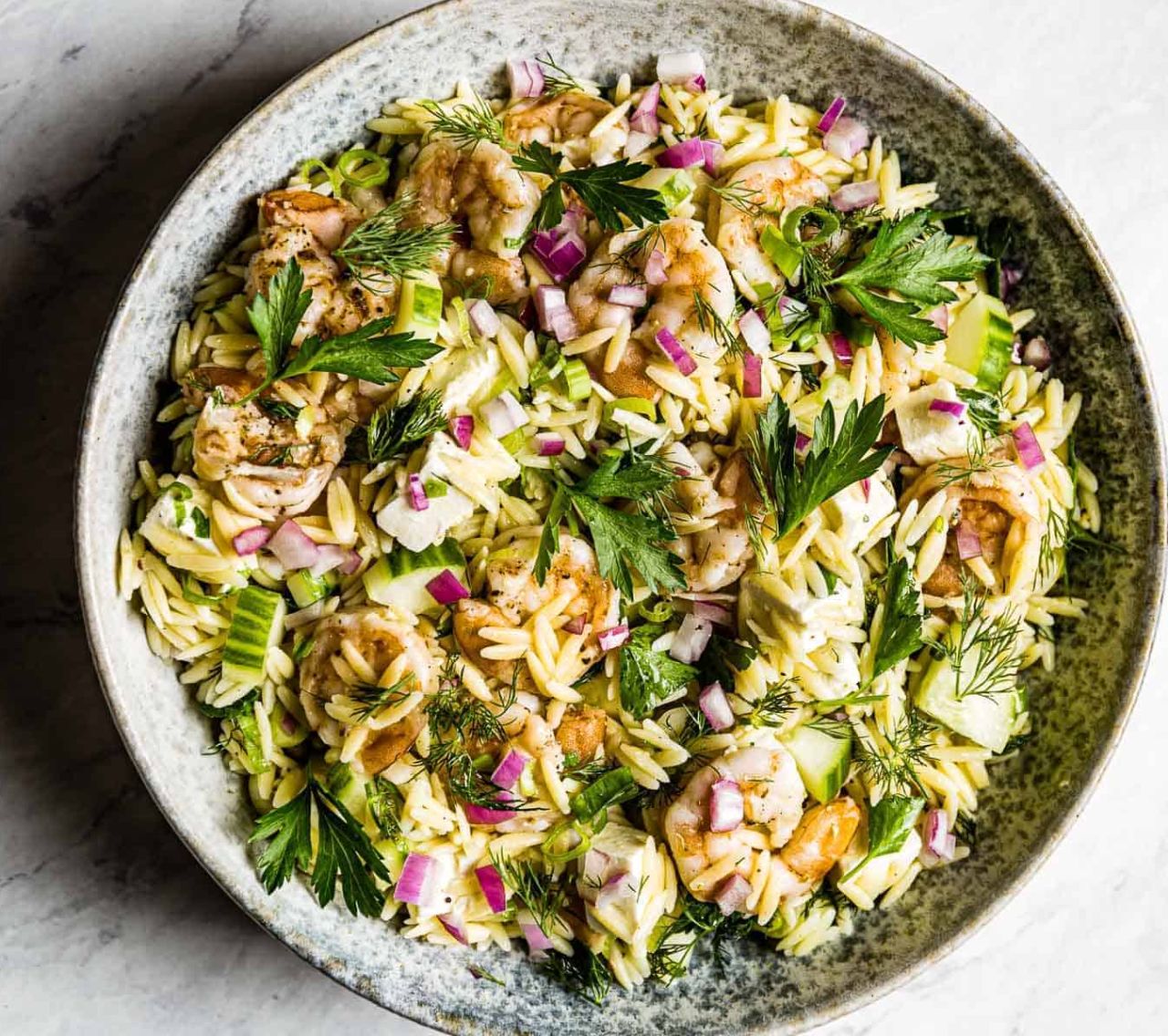 Shrimp Orzo Salad