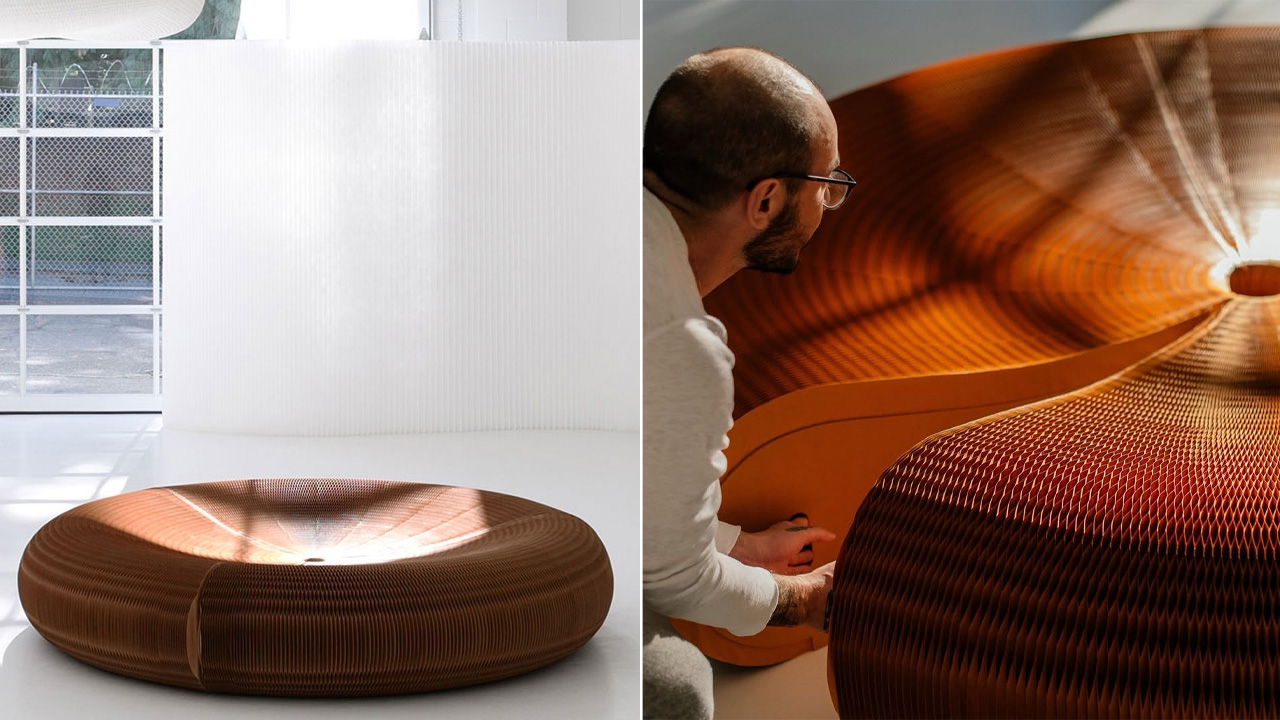 Softseating-Folding-Paper-Lounger-by-molo-design-at-ICFF-2025