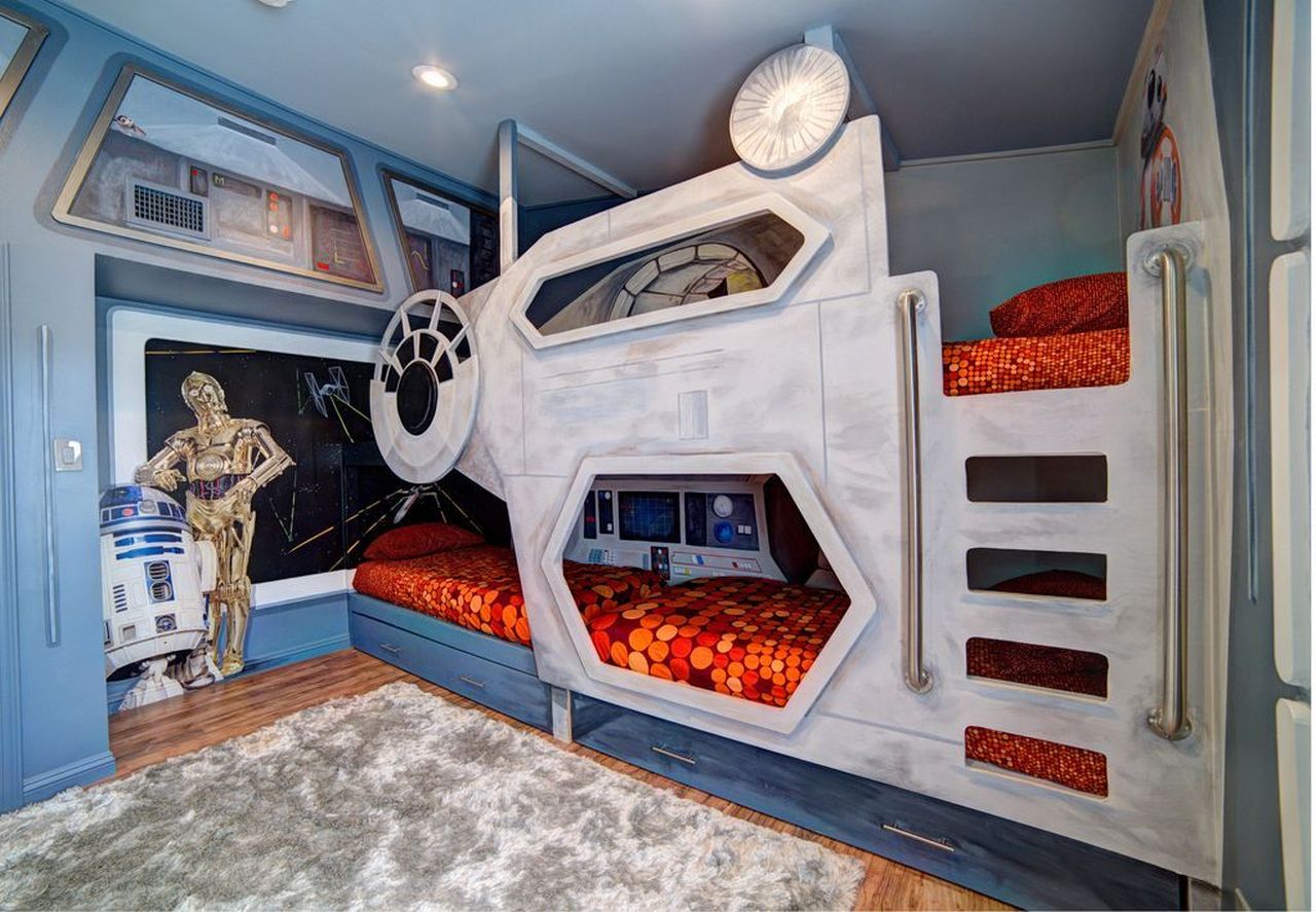 Star Wars Home Décor and Makeover Ideas - Bunk Beds and Murals
