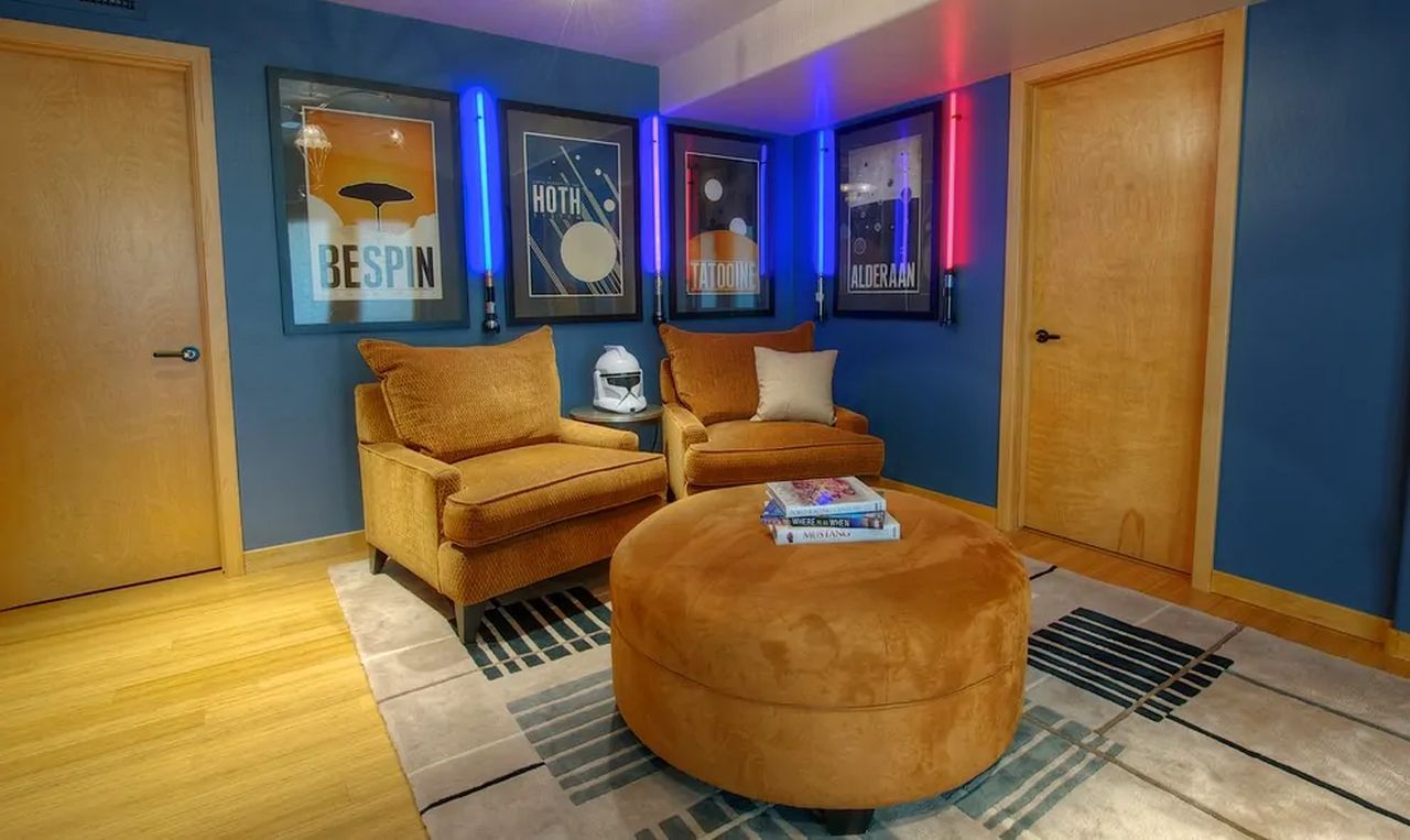 Star Wars Home Décor and Makeover Ideas - Lightsaber Living Room