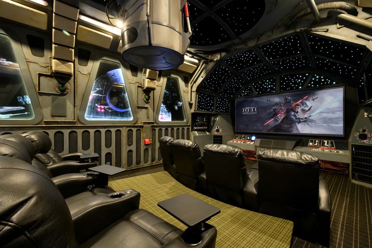 Star Wars Home Décor and Makeover Ideas - Millennium Falcon home theater