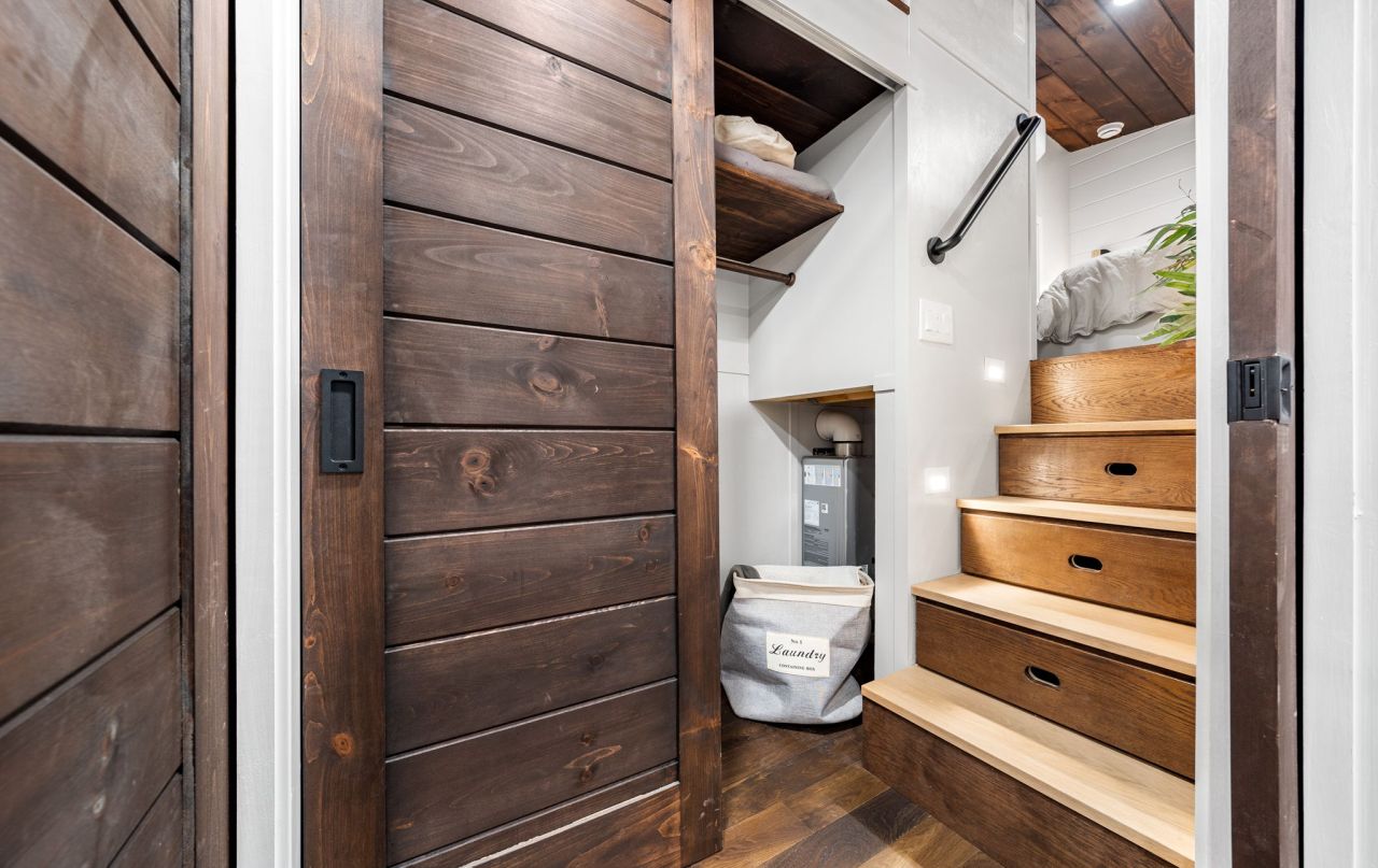 Storage Unit of Retirement Retreat Tiny House