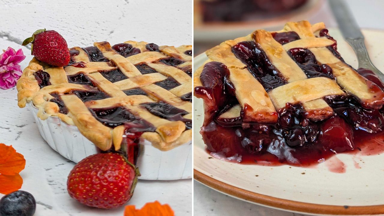 Strawberry-Blueberry Mini Pie Recipe - 1