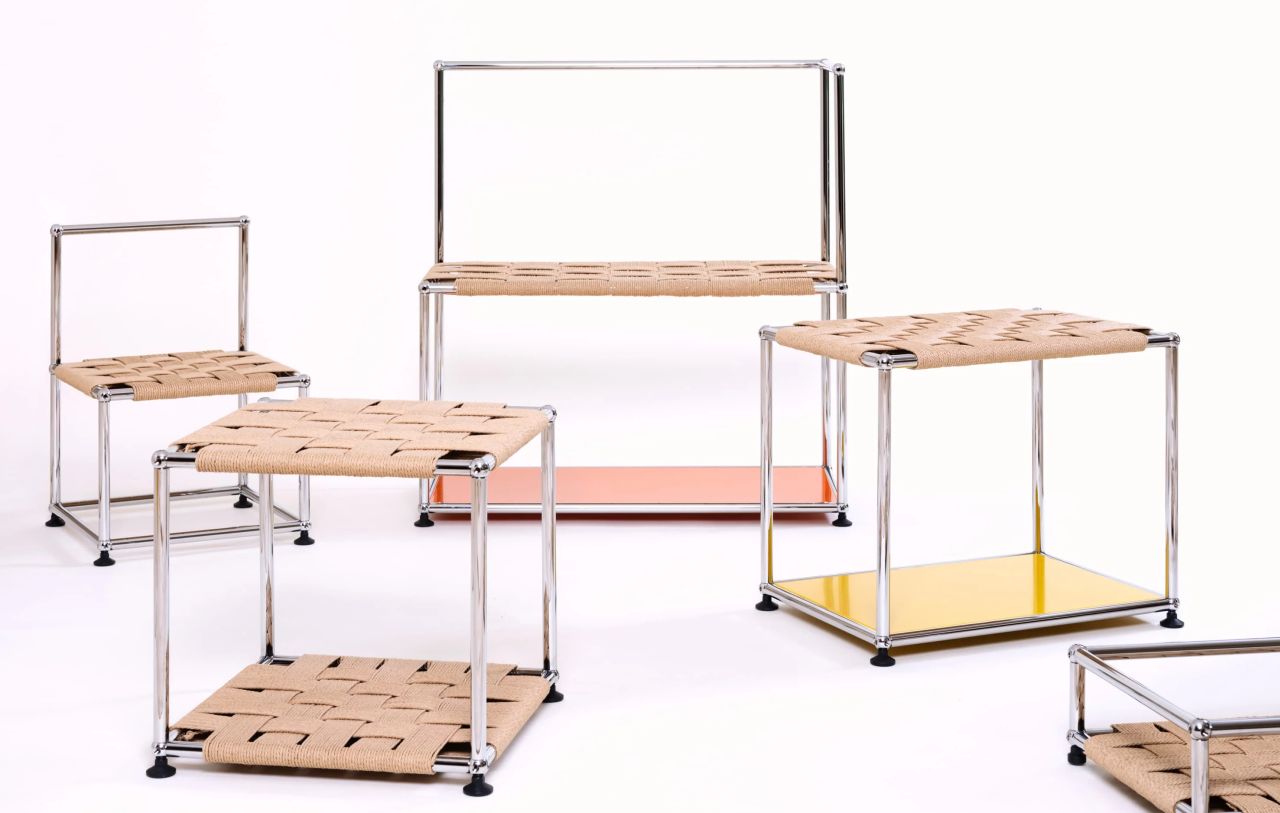 Sustainable Designs at NYCxDesign 2025 - Woven Structures collection by USM Modular Furniture and Henry Julier