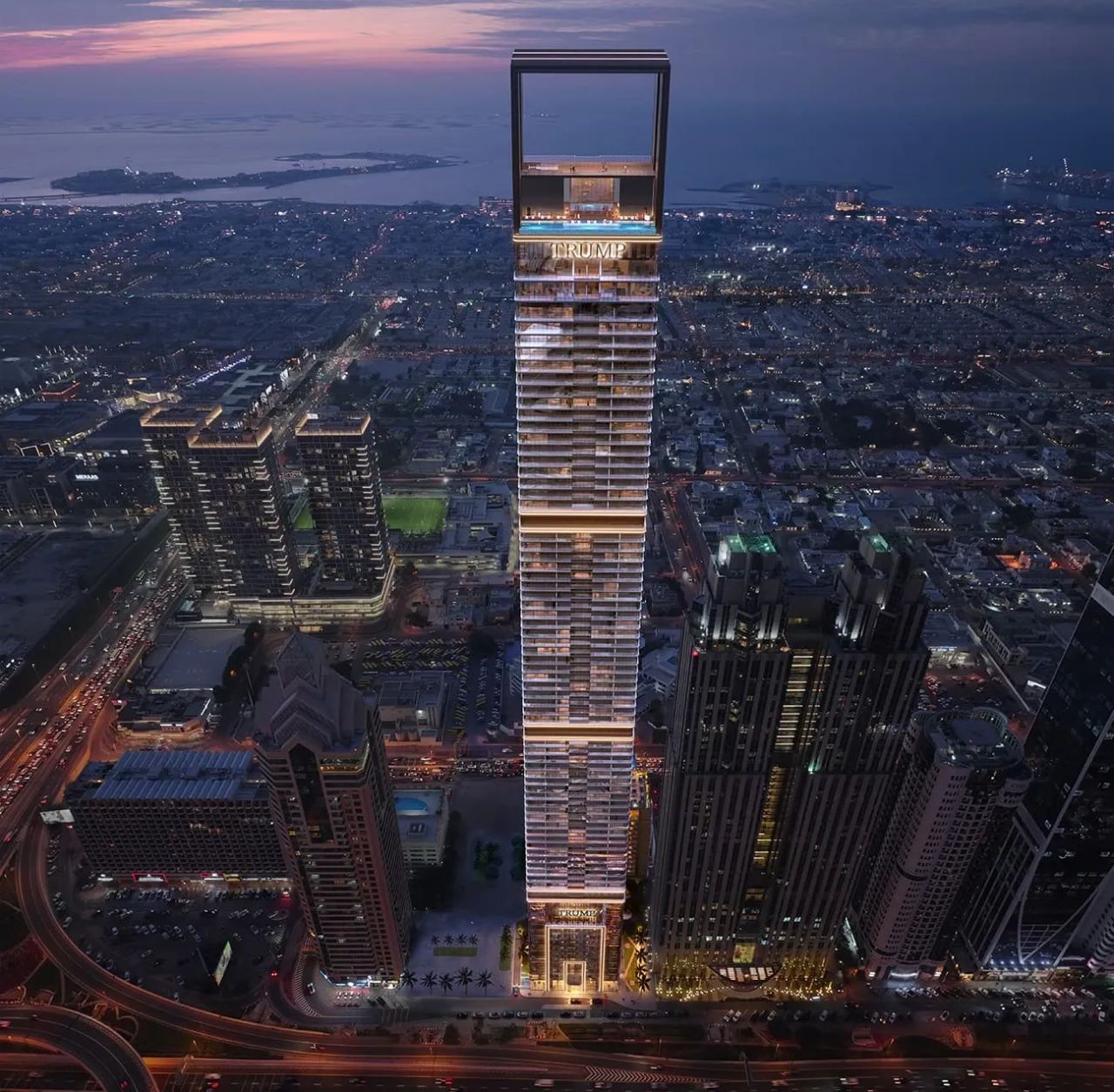 The Trump International Hotel & Tower, to be Built in Dubai